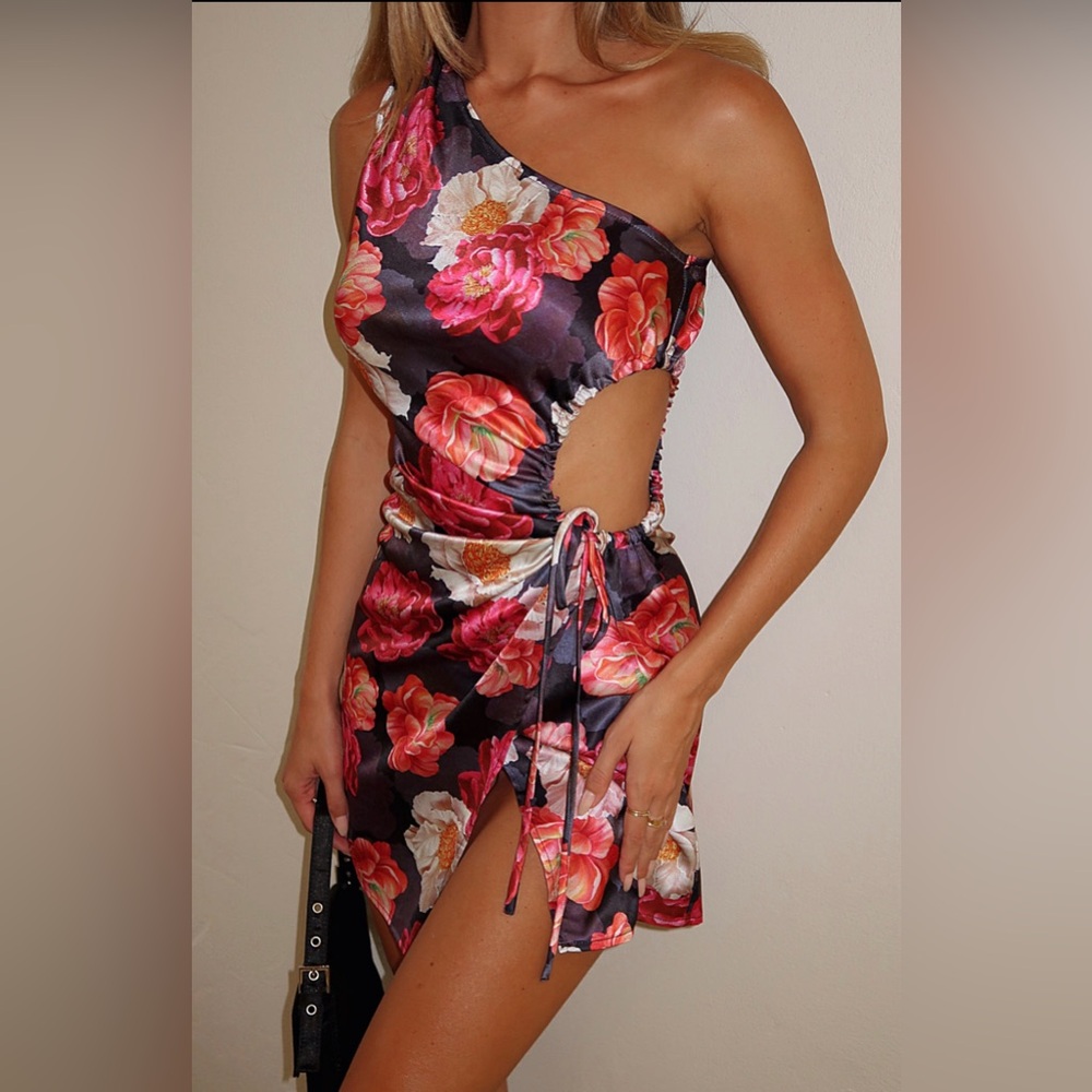 NWT White Fox Boutique Alegra Mini Dress Spring Peony Dress XL